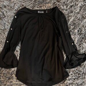 7th Ave 3/4 Sleeve Blouse With Ruffle Sleeves